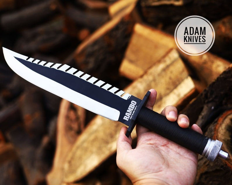 RAMBO Survival Knife: Rambo First Blood Part 2 | Movie Replica Knife | Christmas Knife