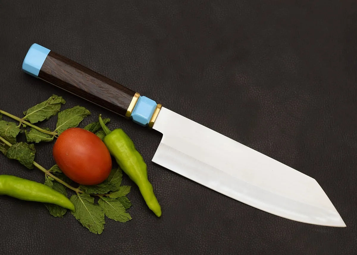 HAND FORGED 13'' INCHS CARBON STEEL CHEF KITCHEN KNIFE WITH RESIN HANDLE