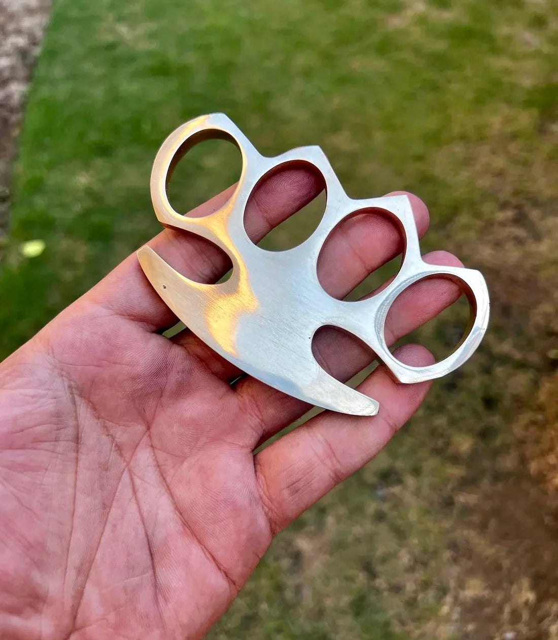 Brass knuckle Hand Casted Brass