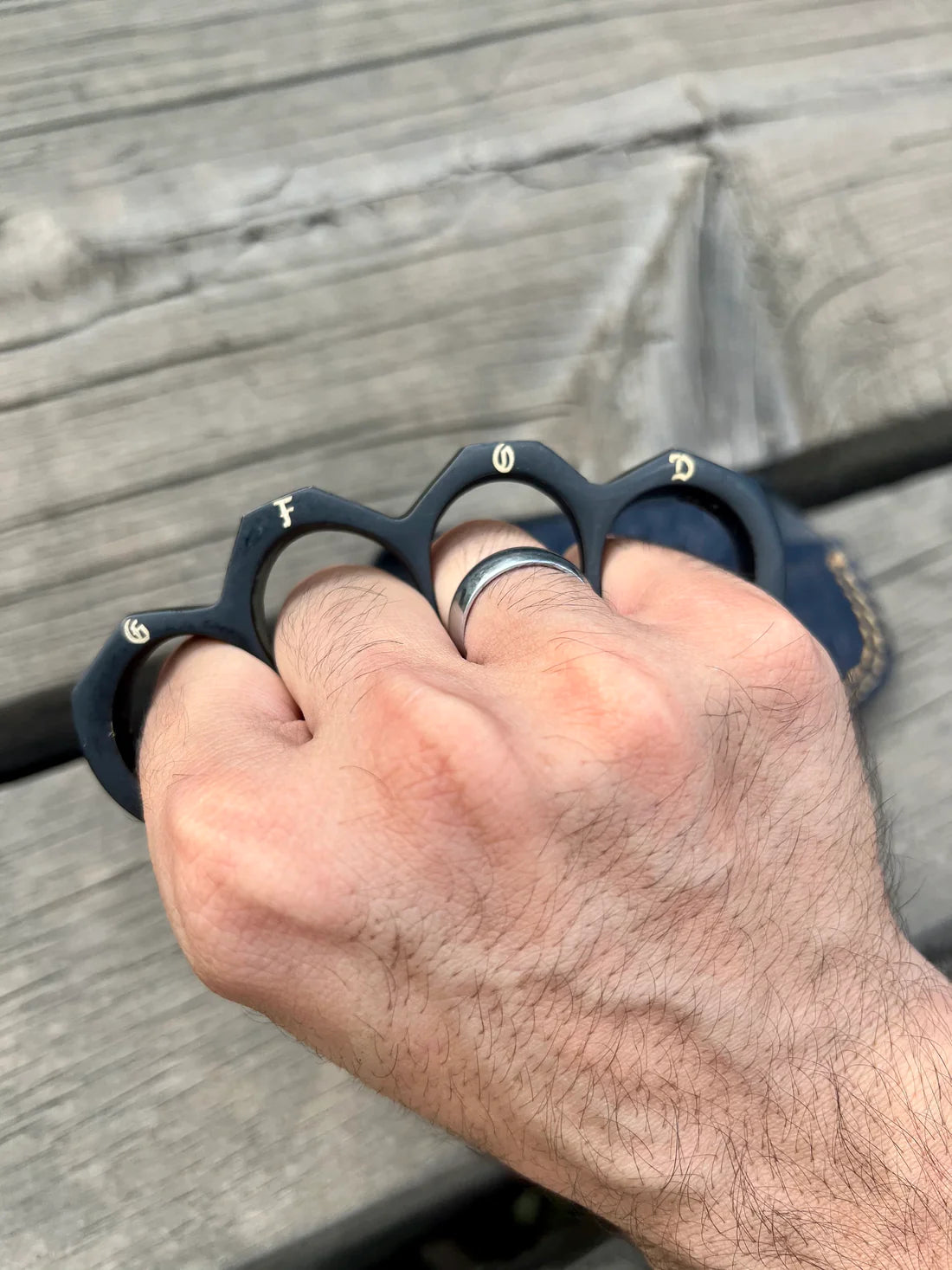 Hand Casted black knuckle