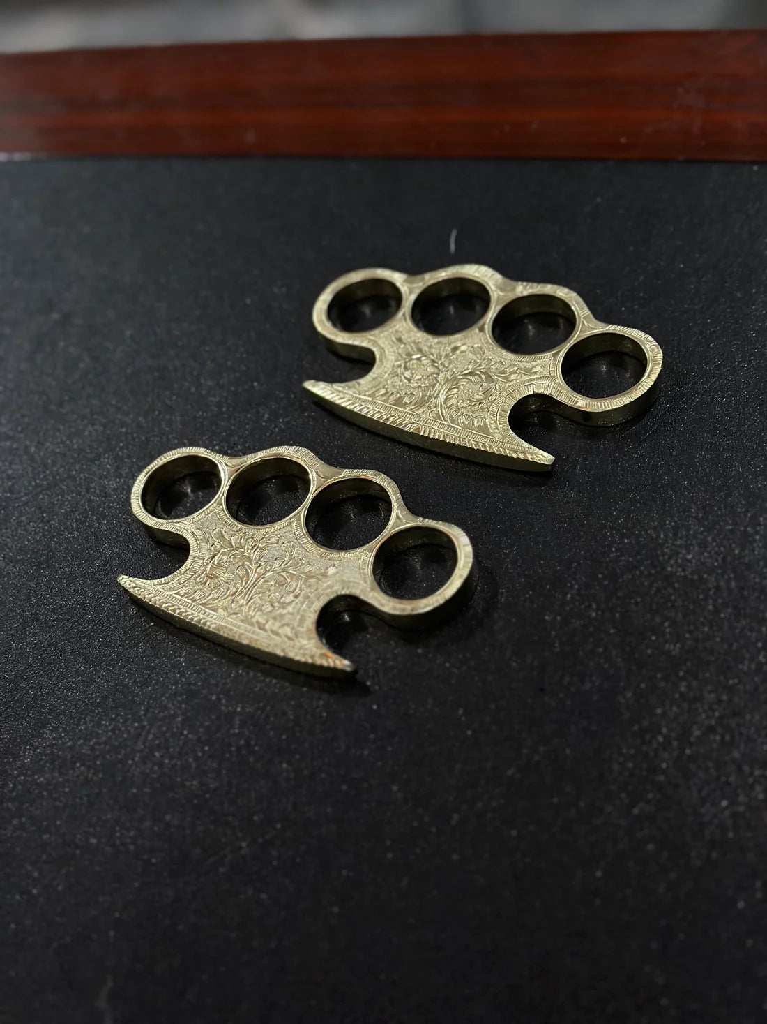 Handmade engraved brass