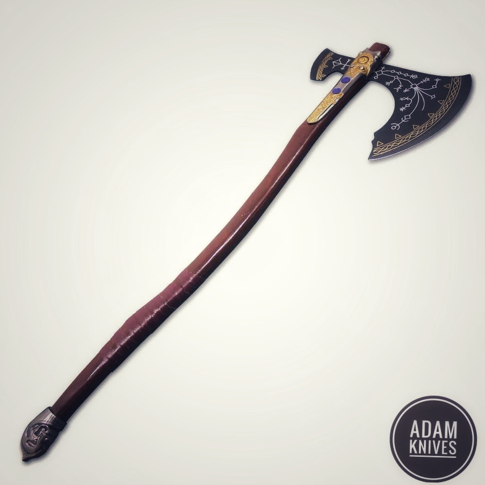 Custom Handmade God of War Kratos Leviathan Axe Replica Leviathan Axe God of War