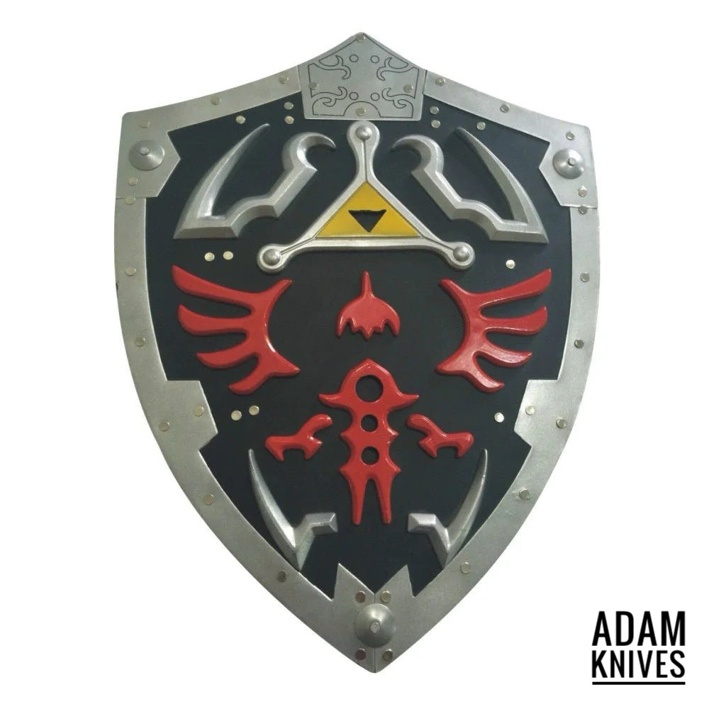 Custom Made Dark Link Hylian Zelda Shield Full Size Black Shield