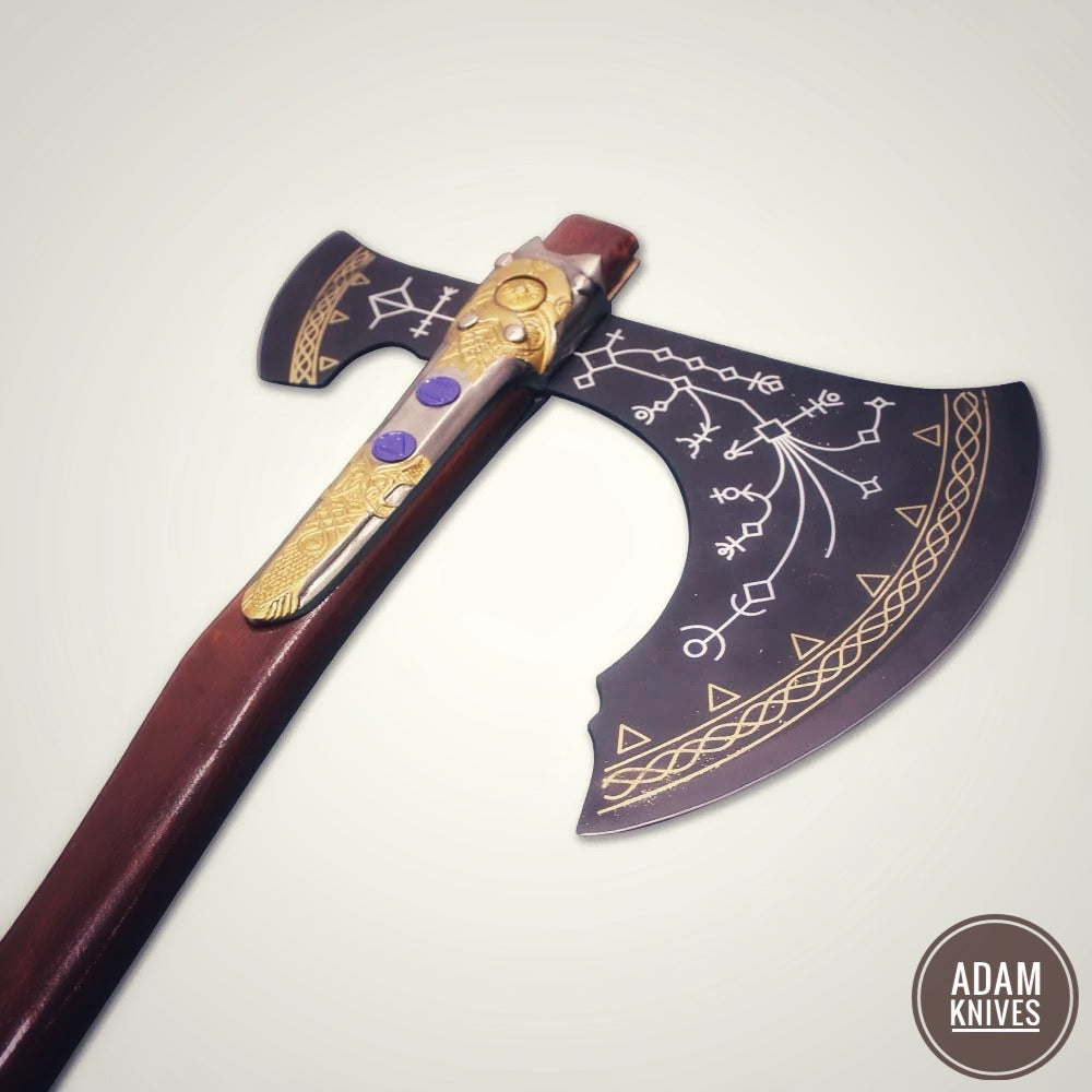 Custom Handmade God of War Kratos Leviathan Axe Replica Leviathan Axe God of War